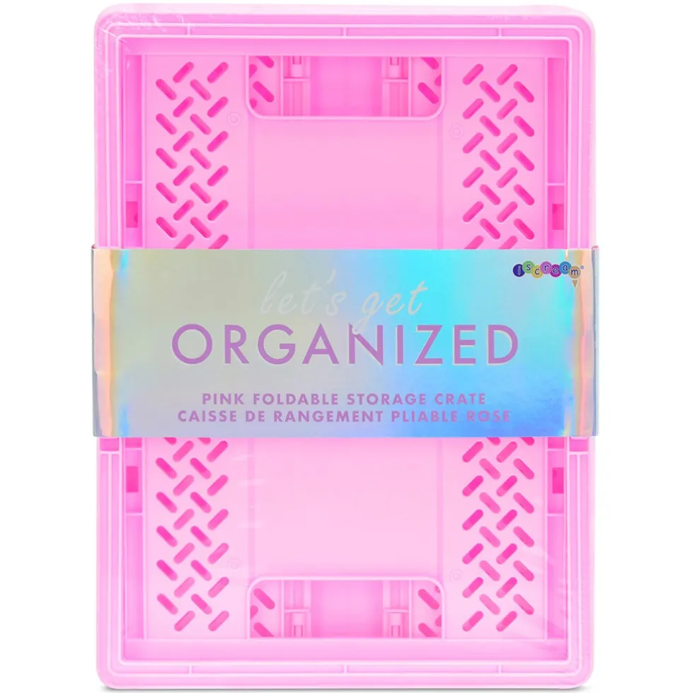 iScream® Large Foldable Storage Crate