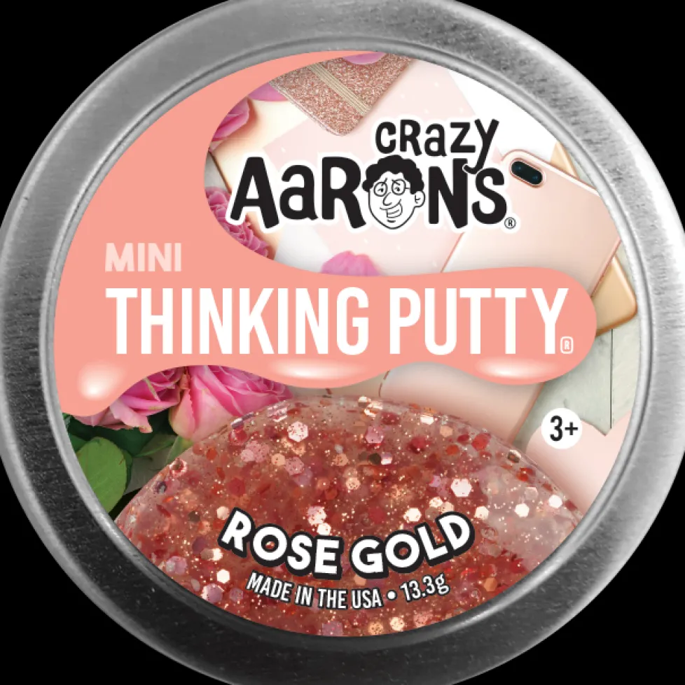 Crazy Aaron's® Thinking Putty® Mini - Rose Gold