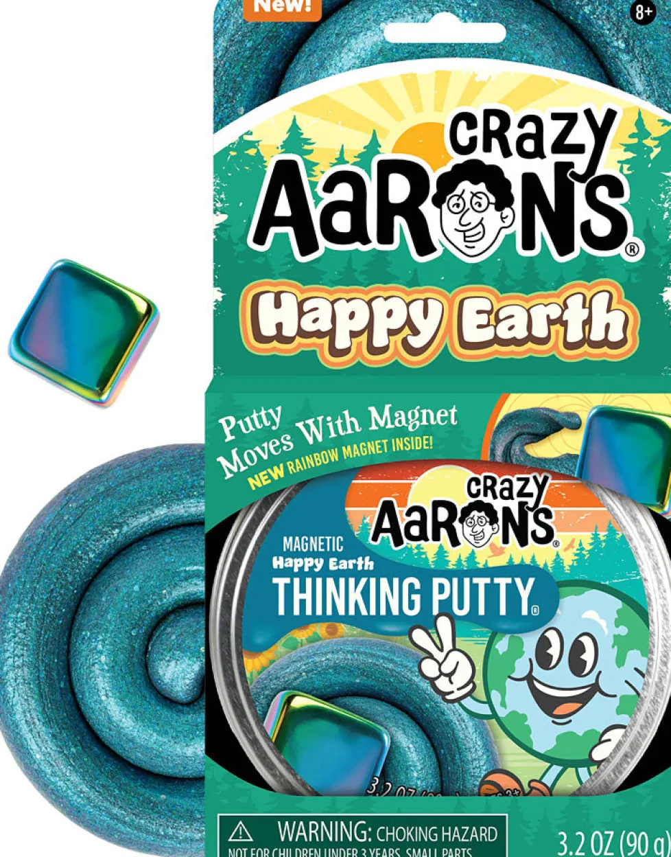 Crazy Aaron's® Thinking Putty® Magnetic Storm: Happy Earth
