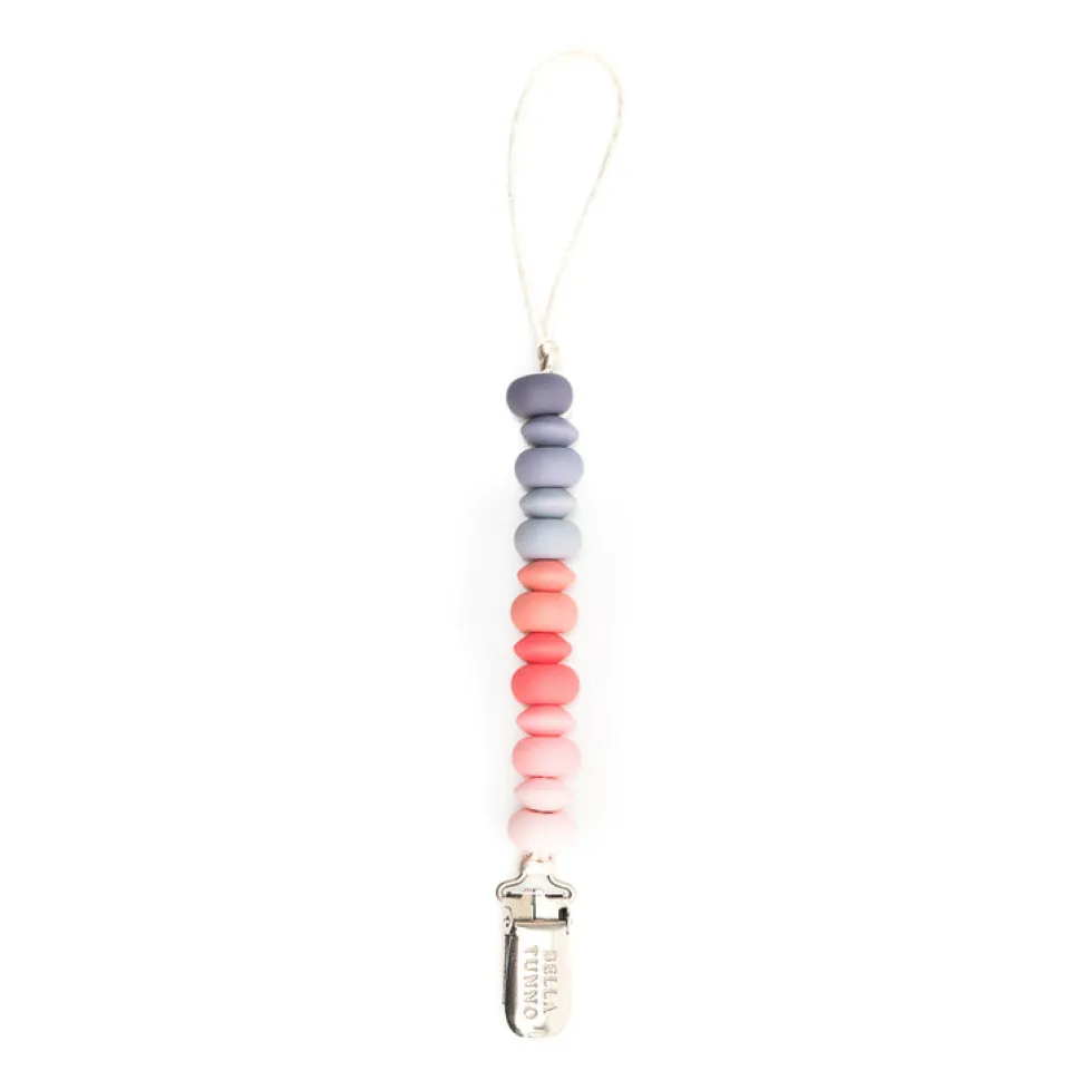 Bella Tunno Pacifier Clips: Pink Multi