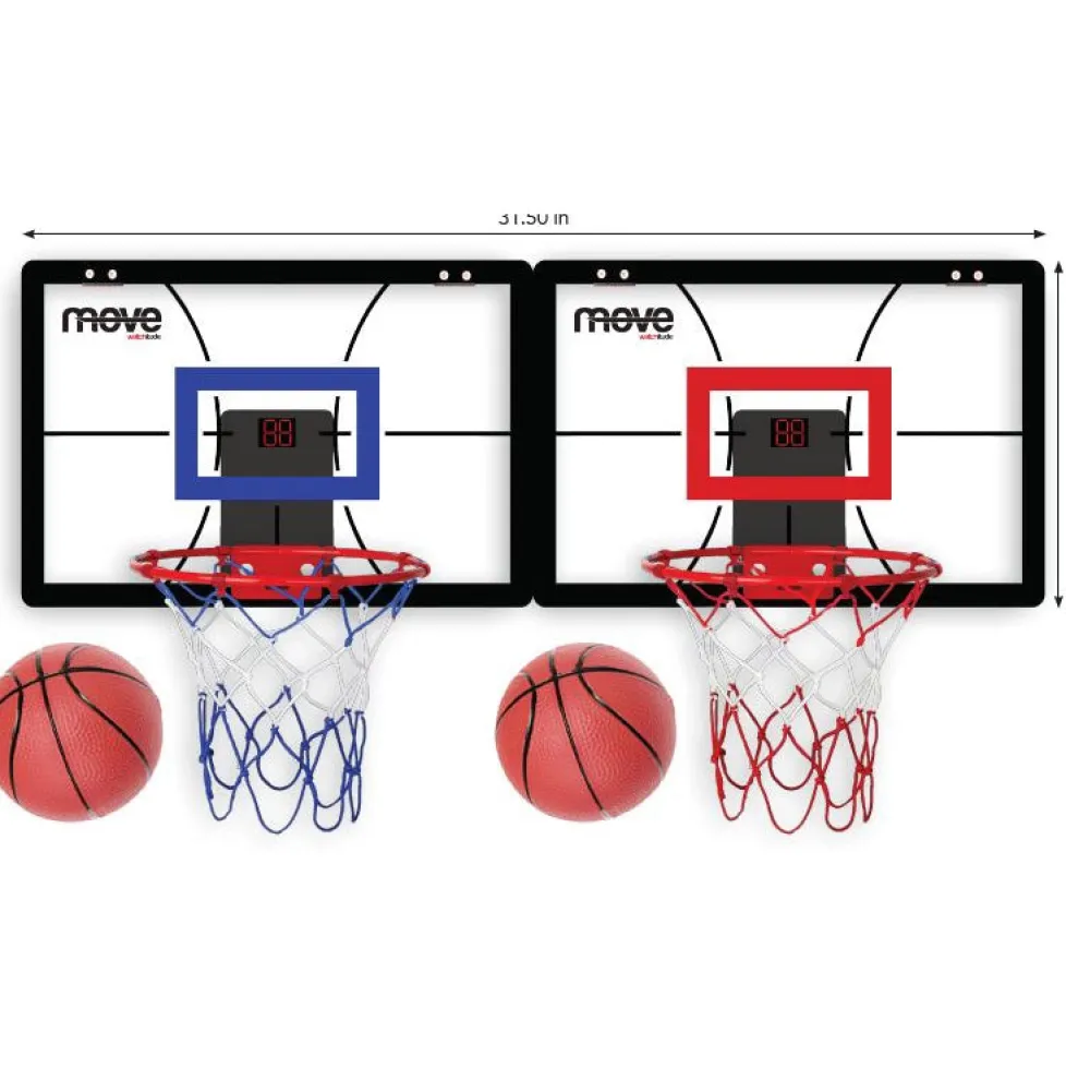 Watchitude Kids Indoor Double Basketball Set