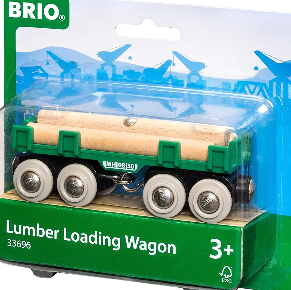 Brio Lumber Loading Wagon 33696