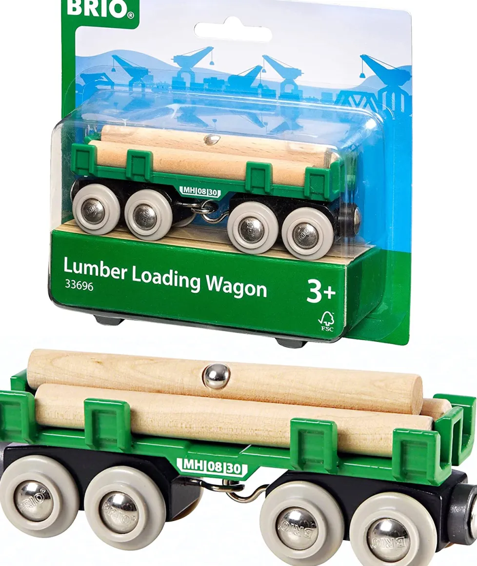 Brio Lumber Loading Wagon 33696
