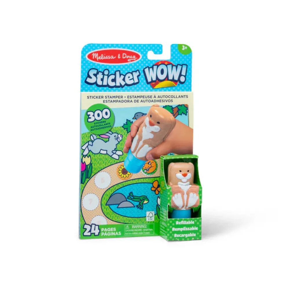 Melissa & Doug® Sticker WOW!® Activity Pad & Sticker Stamper - Bunny