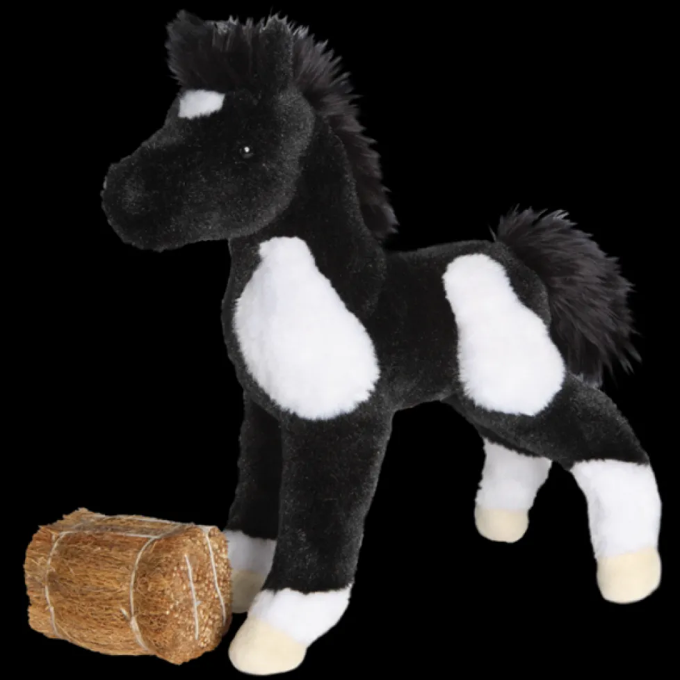 Douglas Runner Black and White Paint Foal 10"