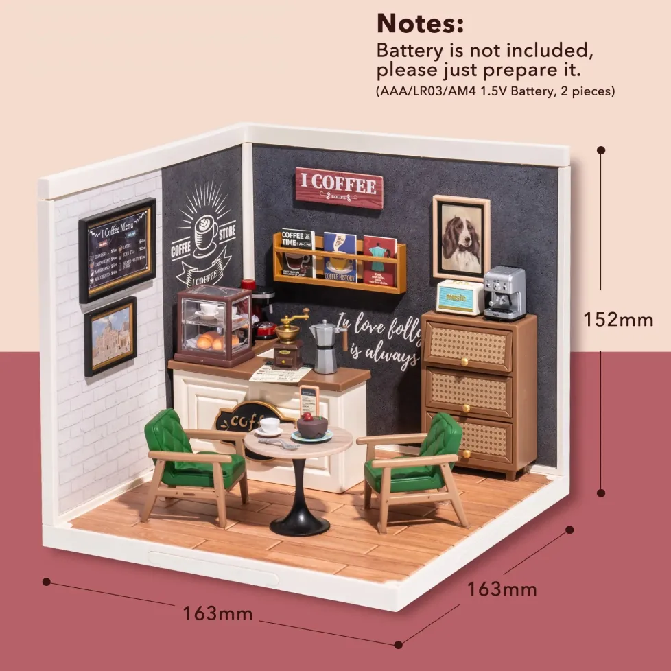 Hands Craft DIY Miniature House Kit: Daily Inspiration Cafe