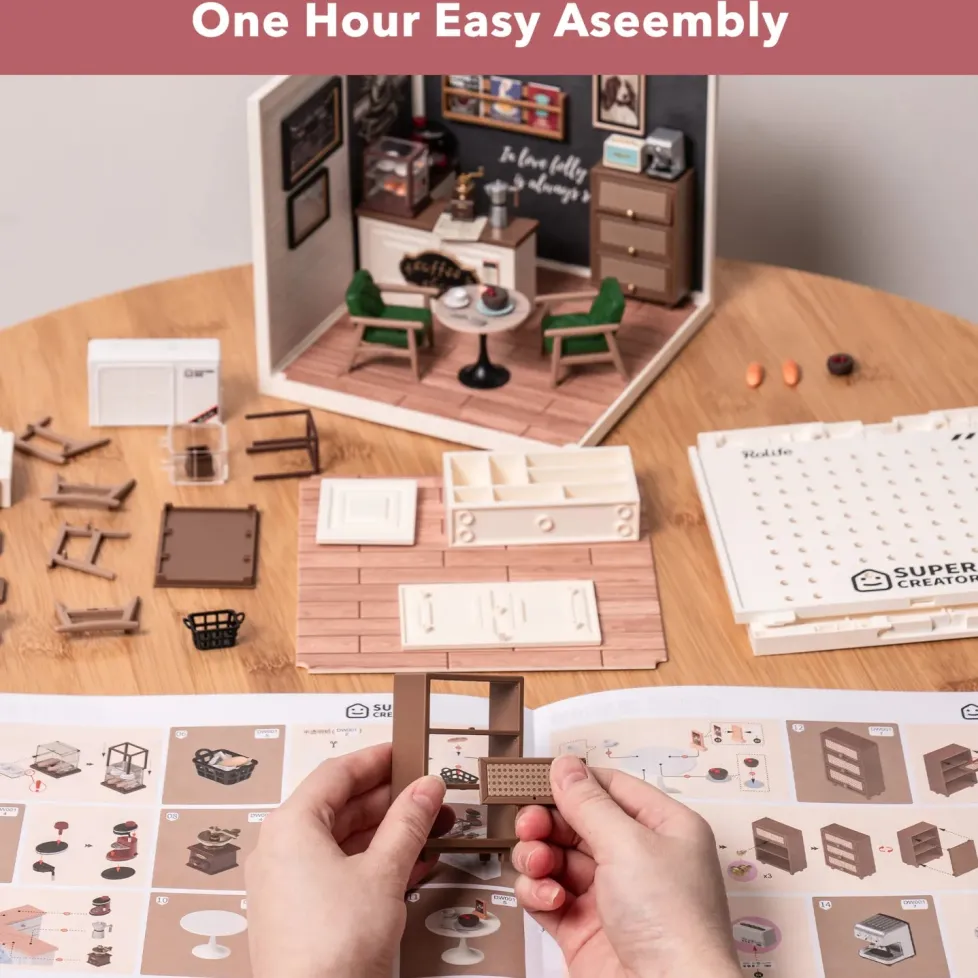 Hands Craft DIY Miniature House Kit: Daily Inspiration Cafe