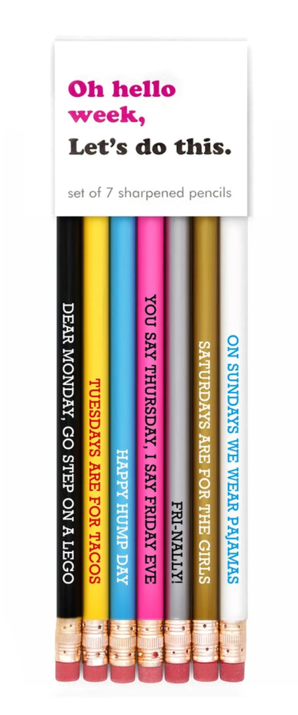 Snifty Pencil Set: Oh Hello Week, Let's Do This