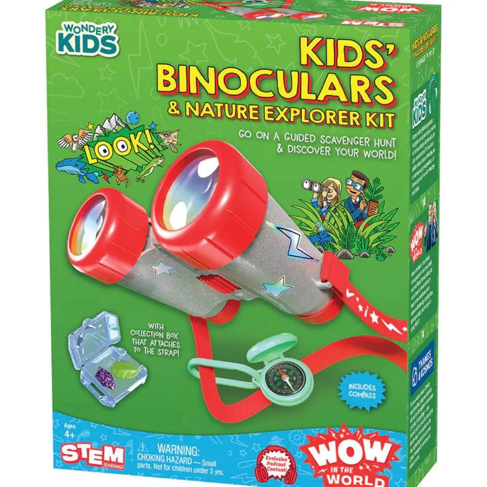 Thames & Kosmos Wow in the World: Kids' Binoculars & Nature Explorer Kit
