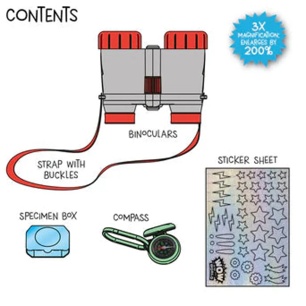 Thames & Kosmos Wow in the World: Kids' Binoculars & Nature Explorer Kit