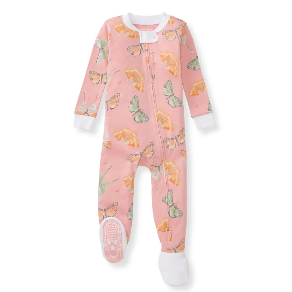 Burt's Bees Organic Baby One-Piece Sleeper Desert Moths