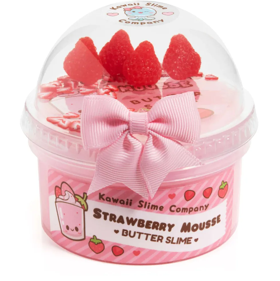 Kawaii Slime: Strawberry Butter Mousse Fluffy Butter Slime