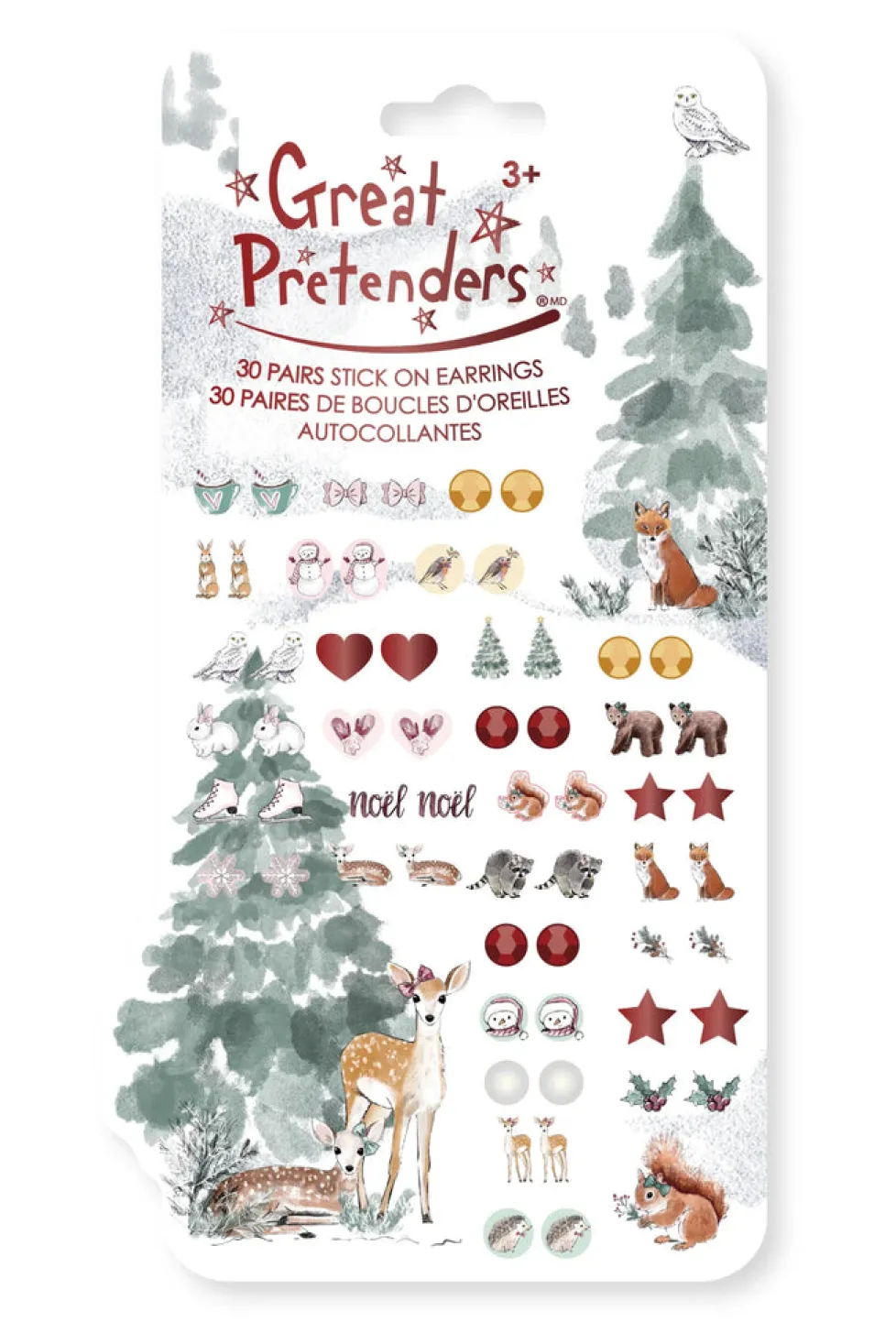 Great Pretenders Woodland Fawn Sticker Earrings
