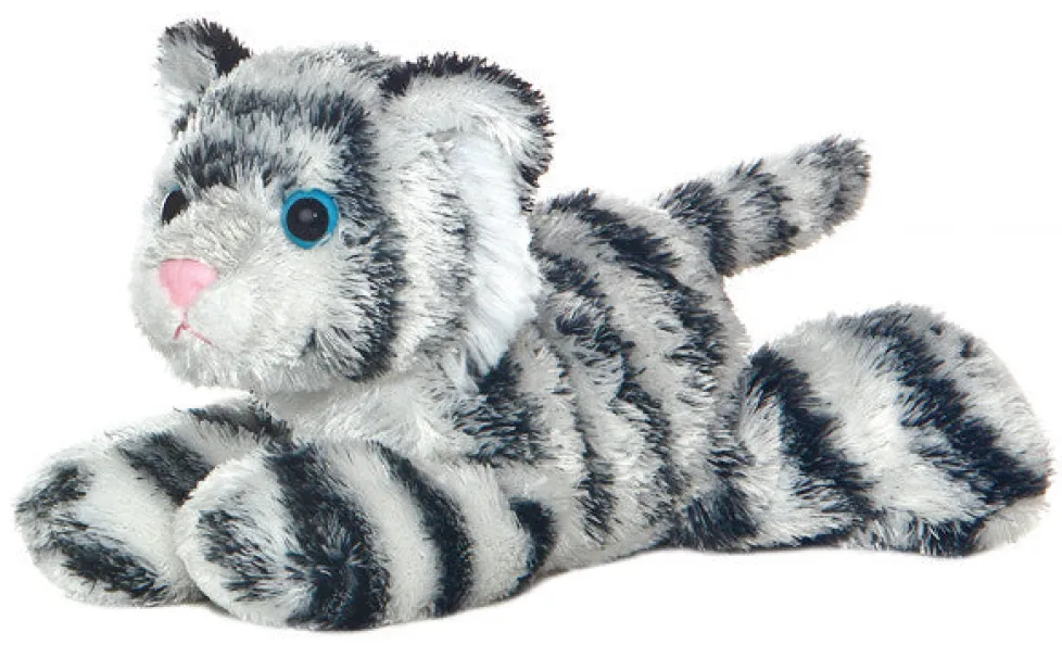 Aurora Mini Flopsie Shazam White Tiger 8"