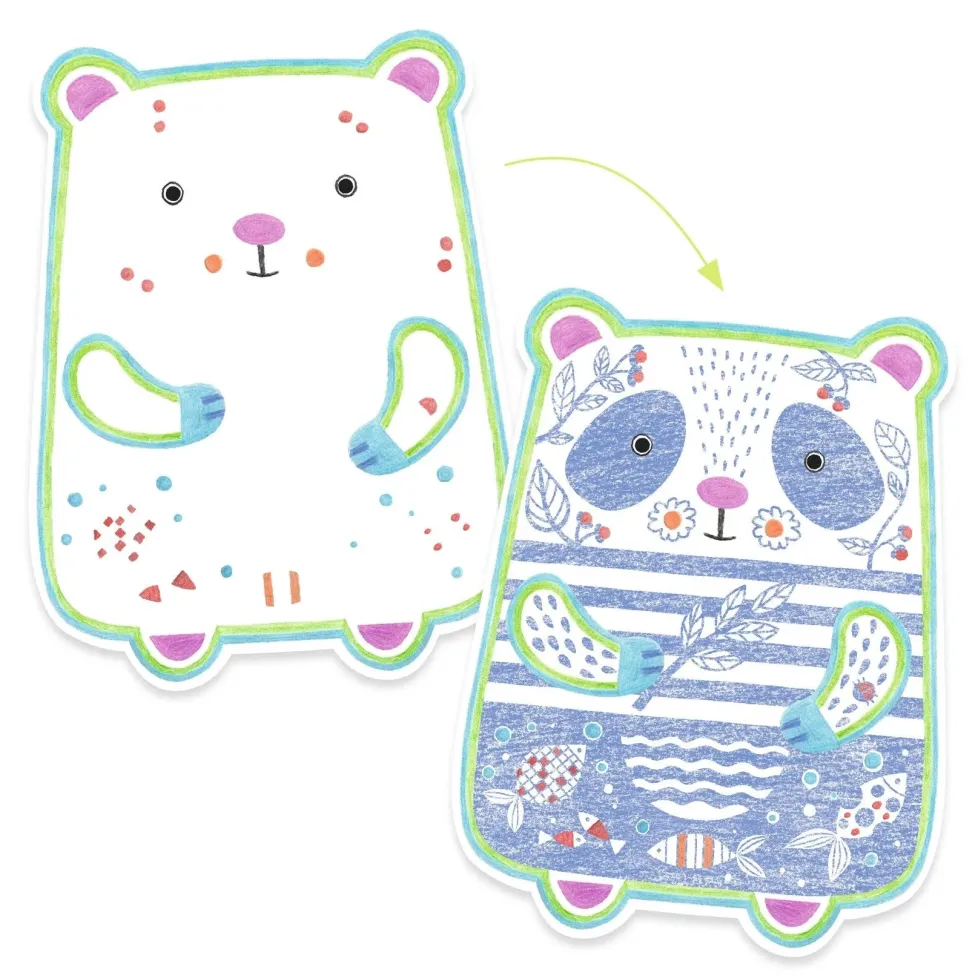 Djeco Coloring: Wild Animals