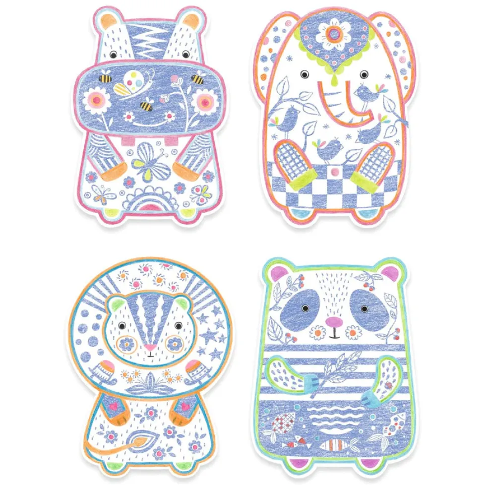 Djeco Coloring: Wild Animals