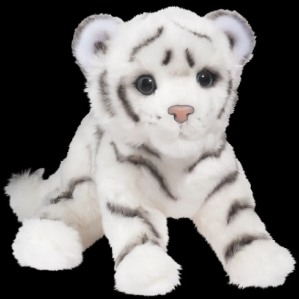Douglas Silky White Tiger Cub 12"