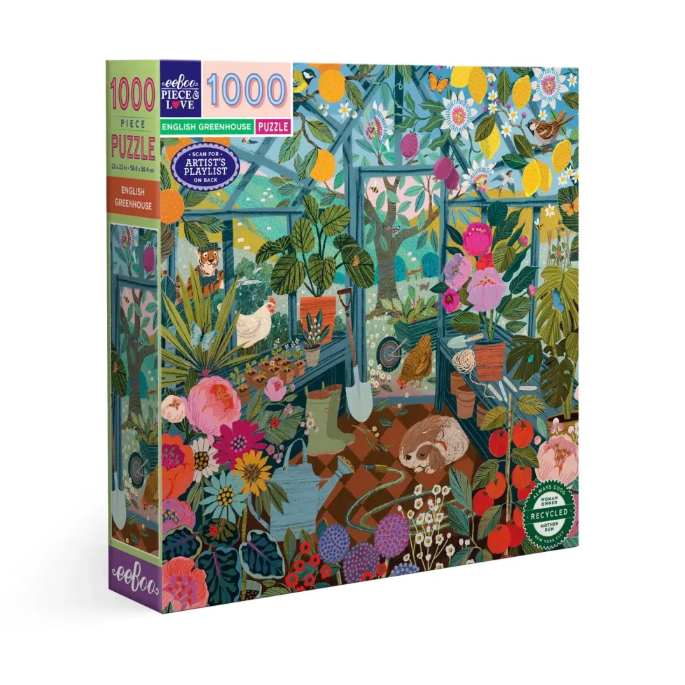 eeBoo 1000 Piece Puzzle English Greenhouse