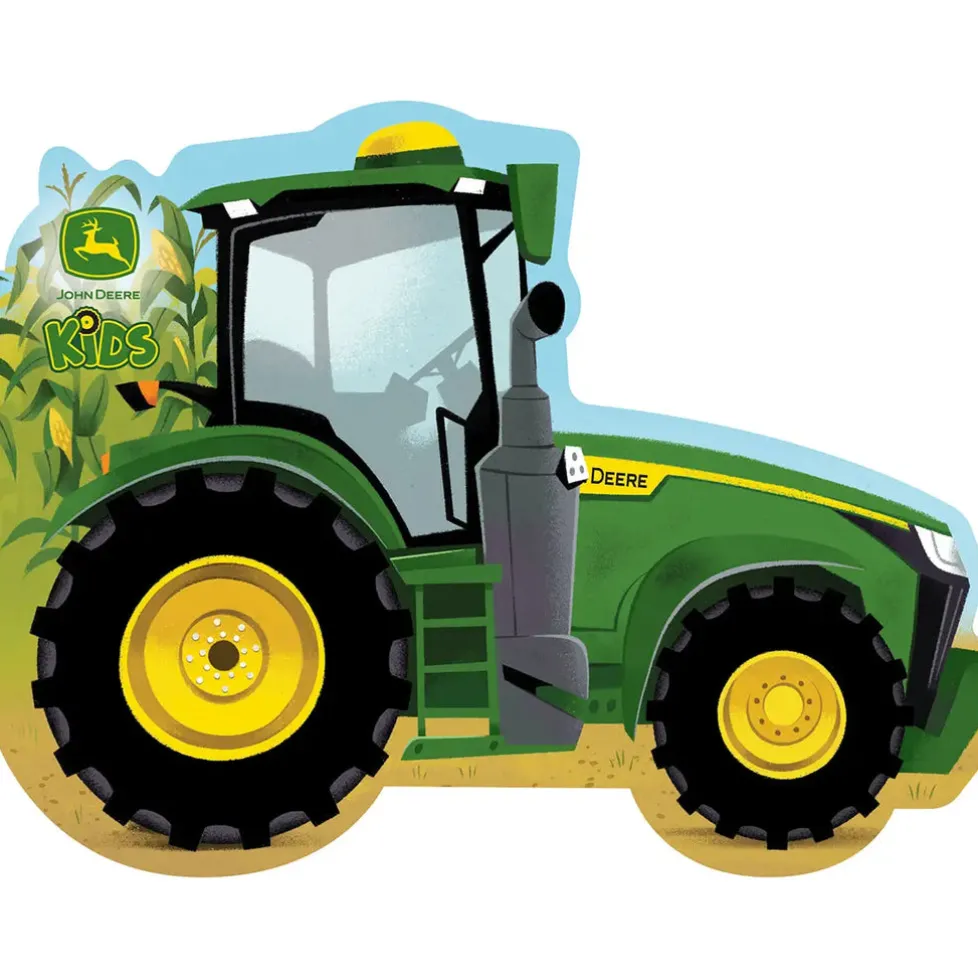 Shaped Board Book - John Deere Kids: How Tractors Work