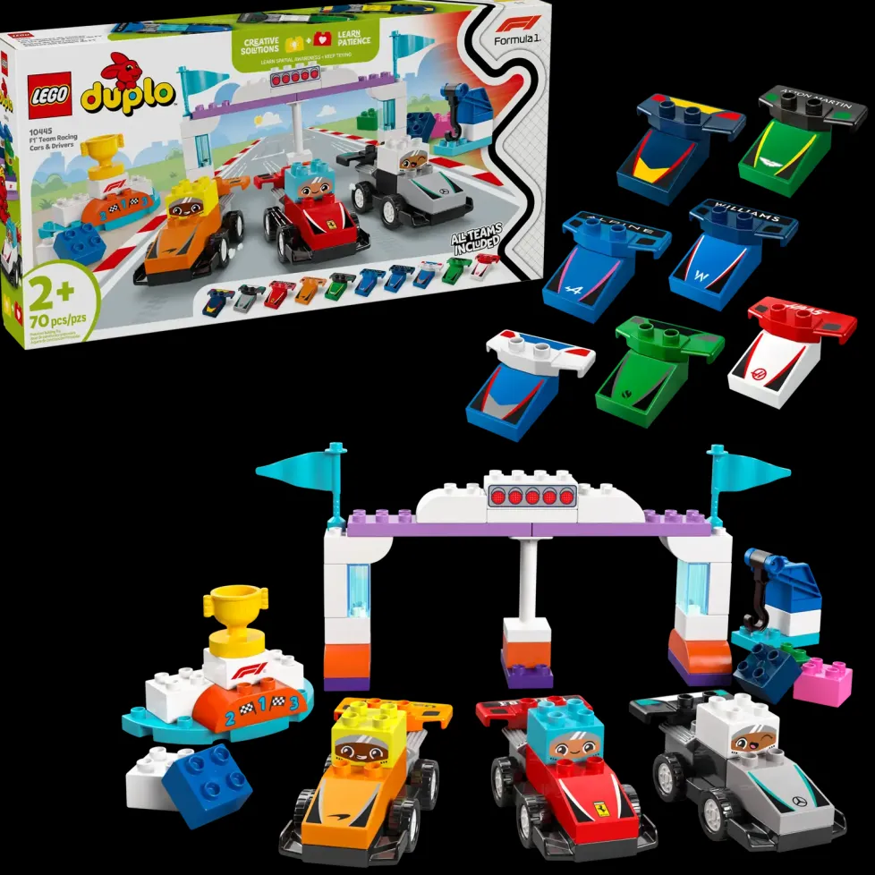 LEGO® DUPLO® F1® Team Race Cars & Drivers 10445