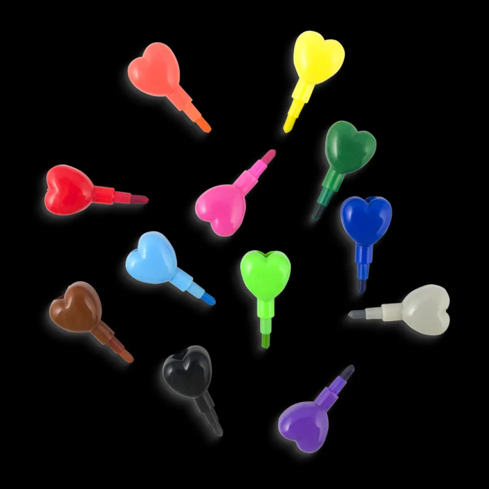 Ooly Heart to Heart Stacking Crayons