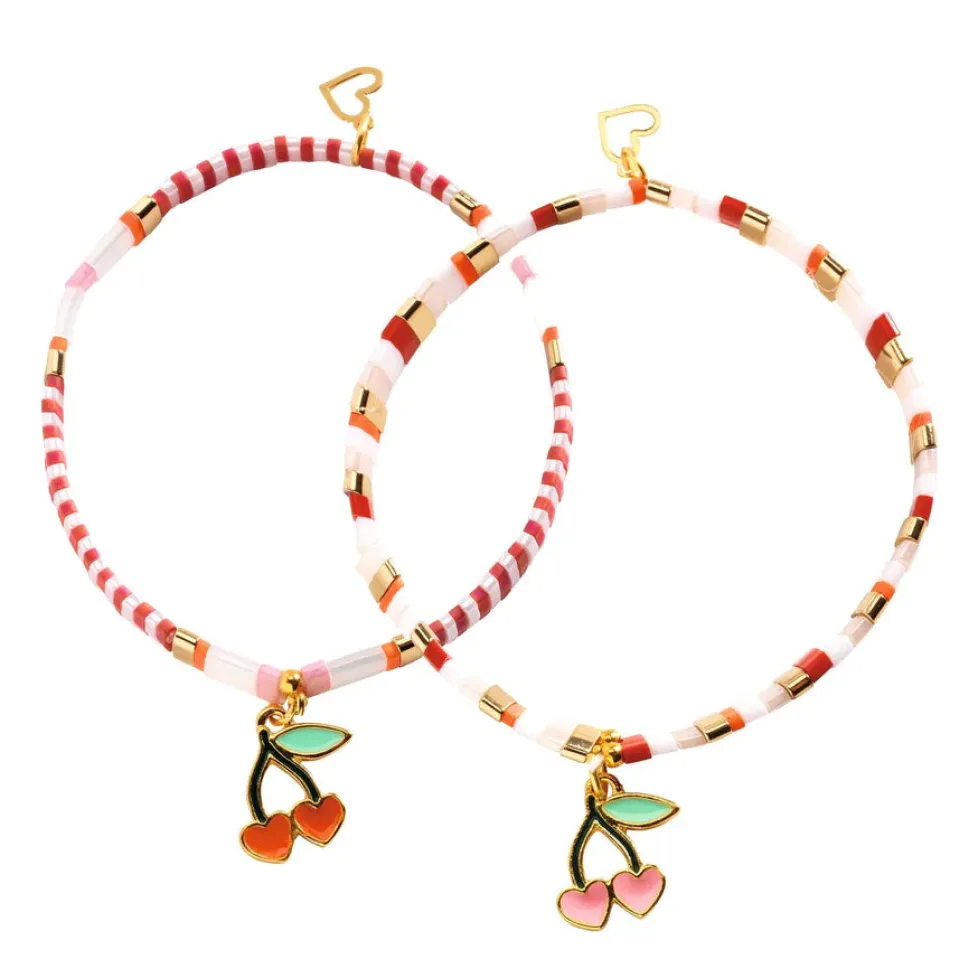 Djeco You & Me Jewelry Kit: Tila and Cherries Beads & Jewelry