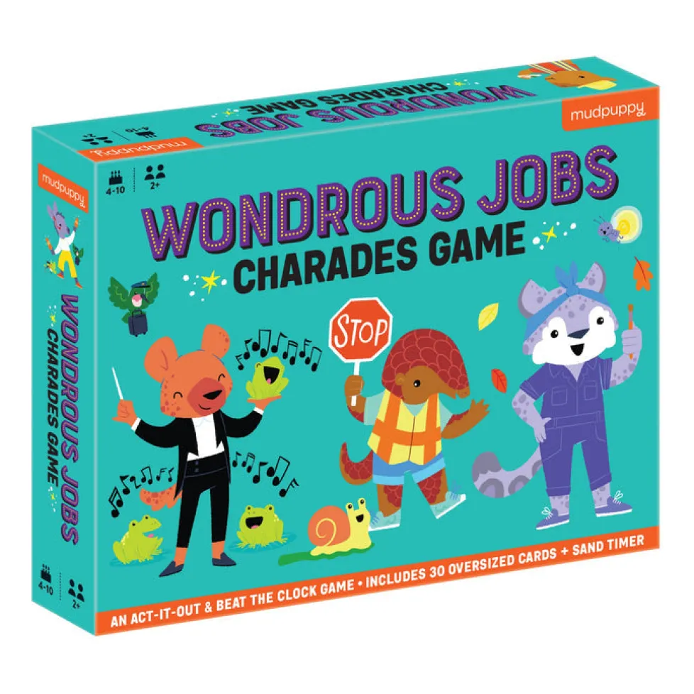 Mudpuppy Game - Wondrous Jobs Charades