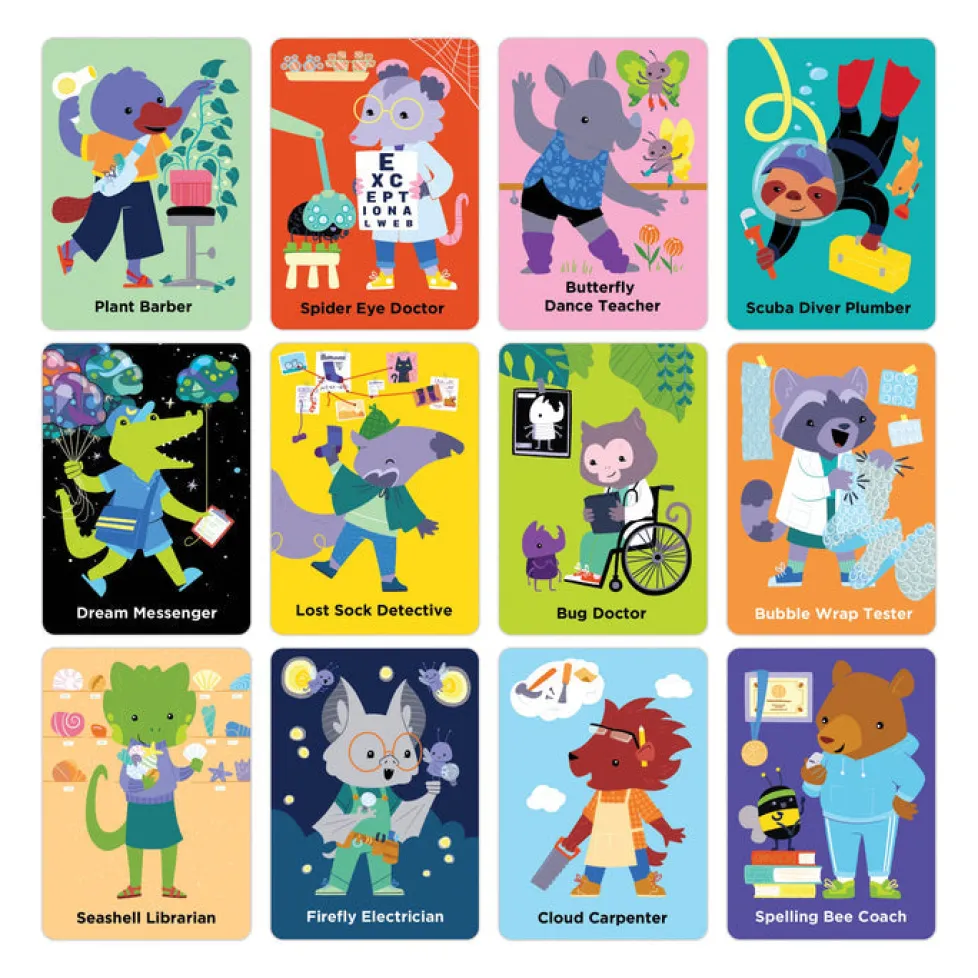 Mudpuppy Game - Wondrous Jobs Charades