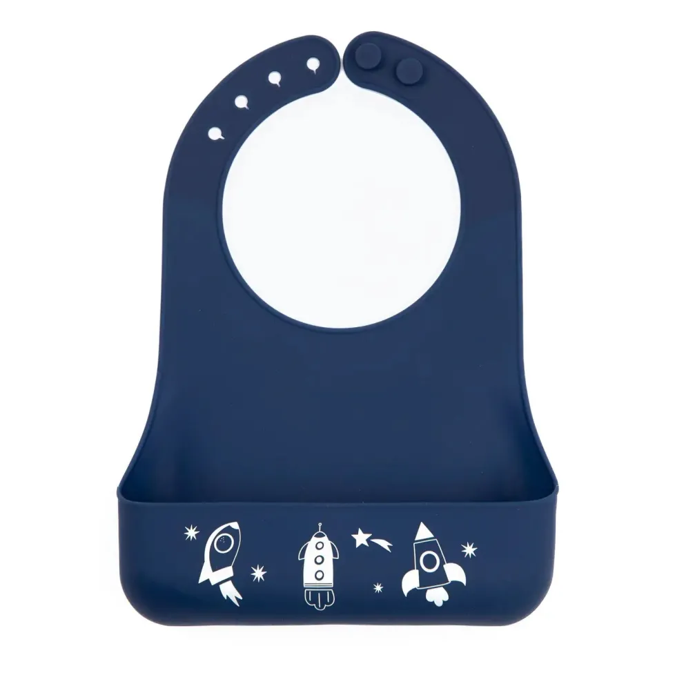 Bella Tunno Little Bites Starter Bib: Outer Space