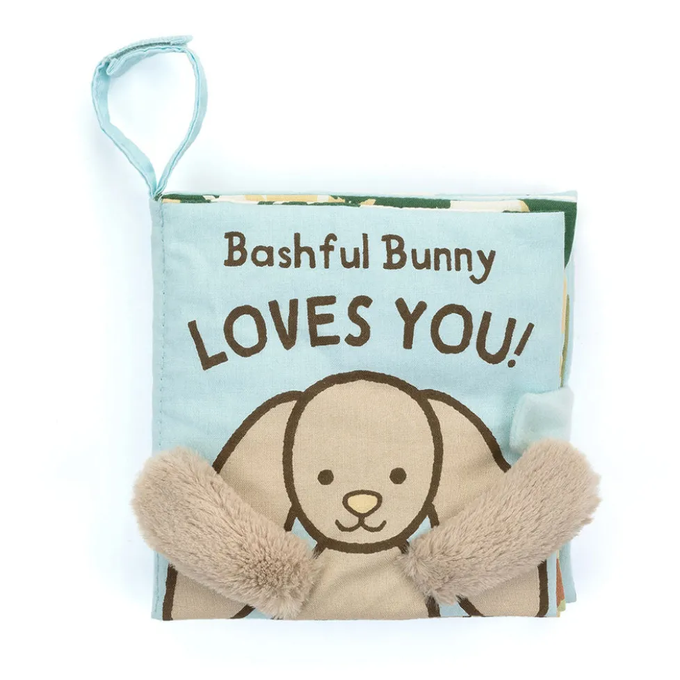 Baby Jellycat Soft Book Bashful Bunny Loves You
