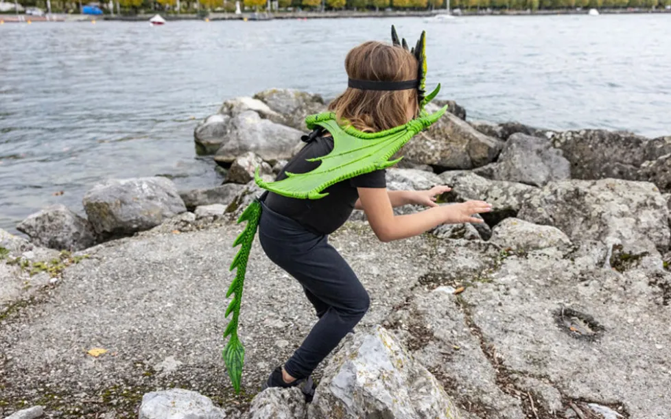 Great Pretenders Dragon Wings Green