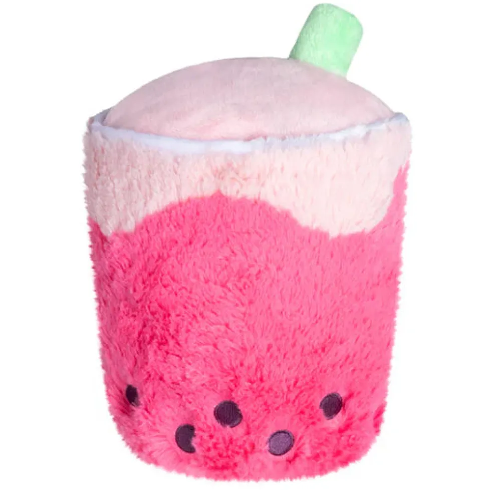 Squishable® Comfort Food® Mini Strawberry Bubble Tea 7