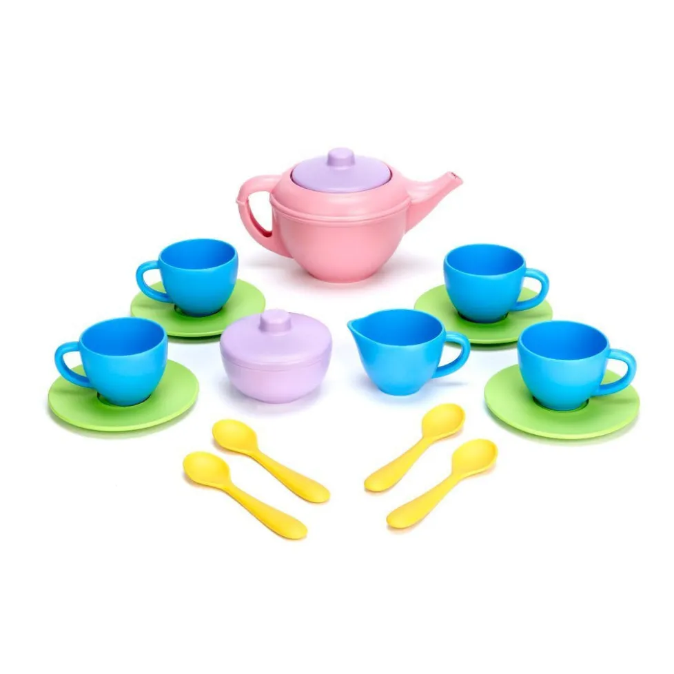 Green Toys Tea Set Pink