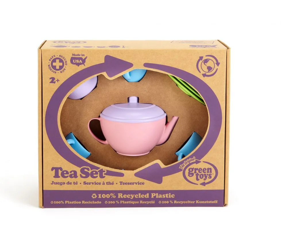 Green Toys Tea Set Pink