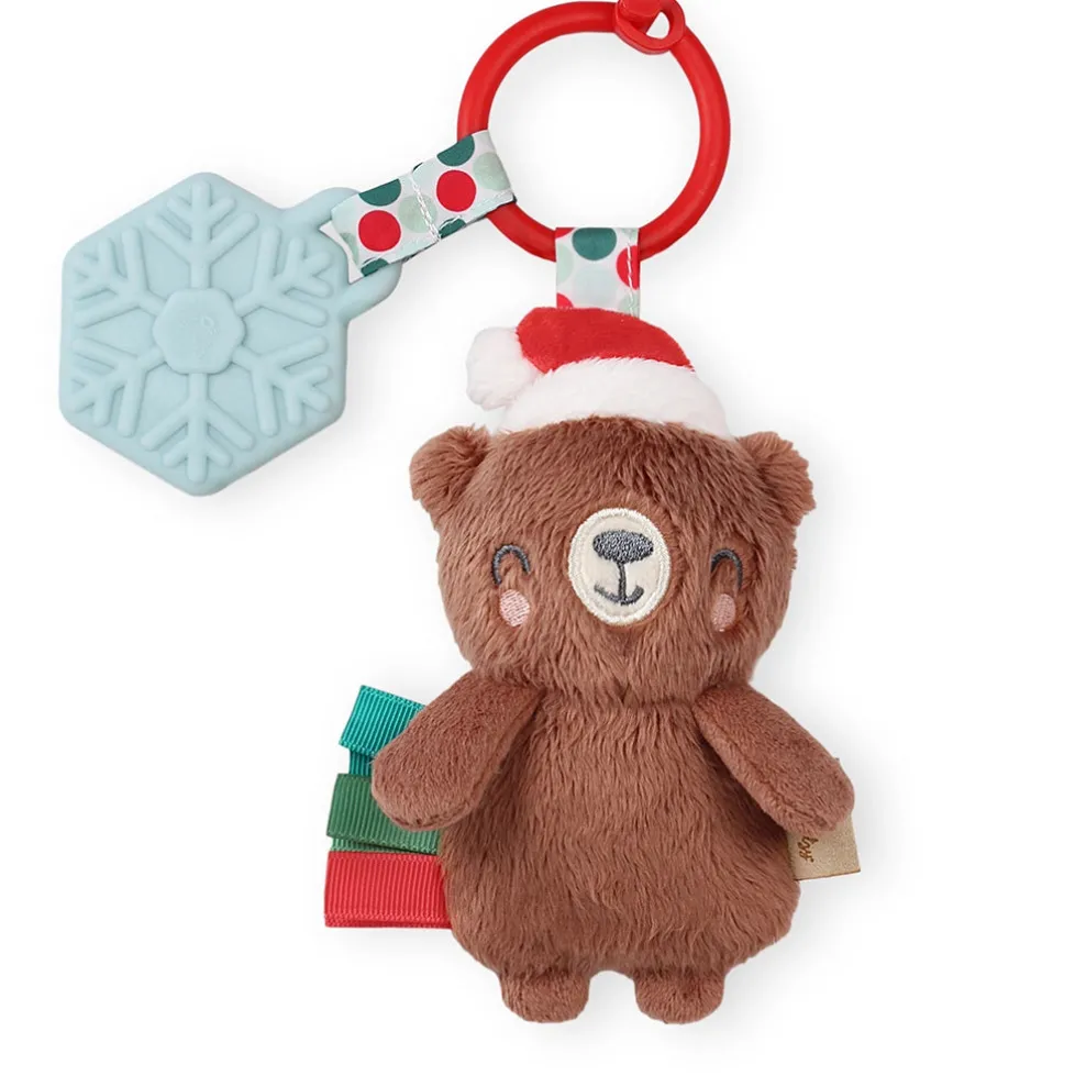 Itzy Ritzy Holiday Bear Itzy Pal™ Plush + Teether
