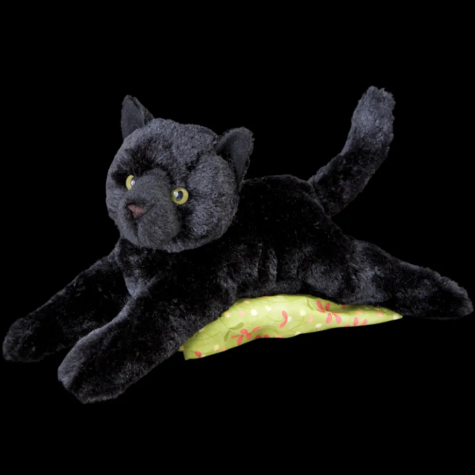 Douglas Tug Floppy Black Cat 14"