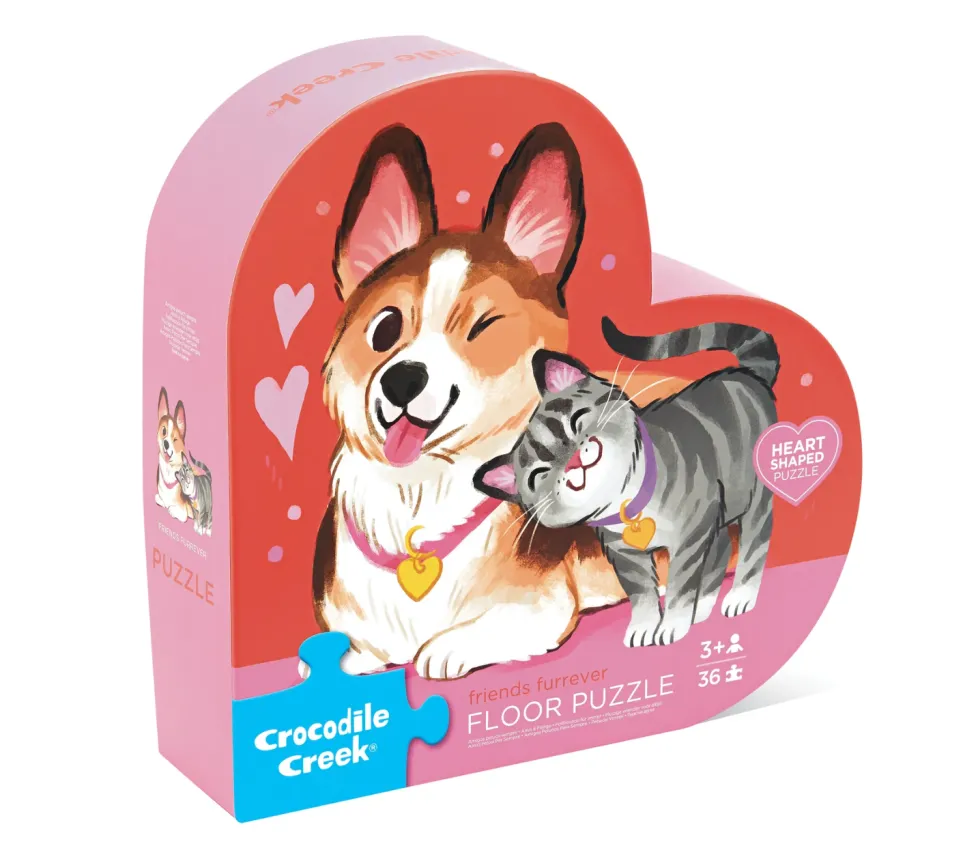 Crocodile Creek 36 Piece Floor Puzzle Friends Fur-ever