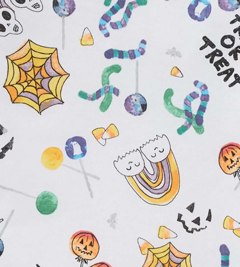 Burt's Bees Organic Snug Fit Two-Piece Pajamas Halloween Treats