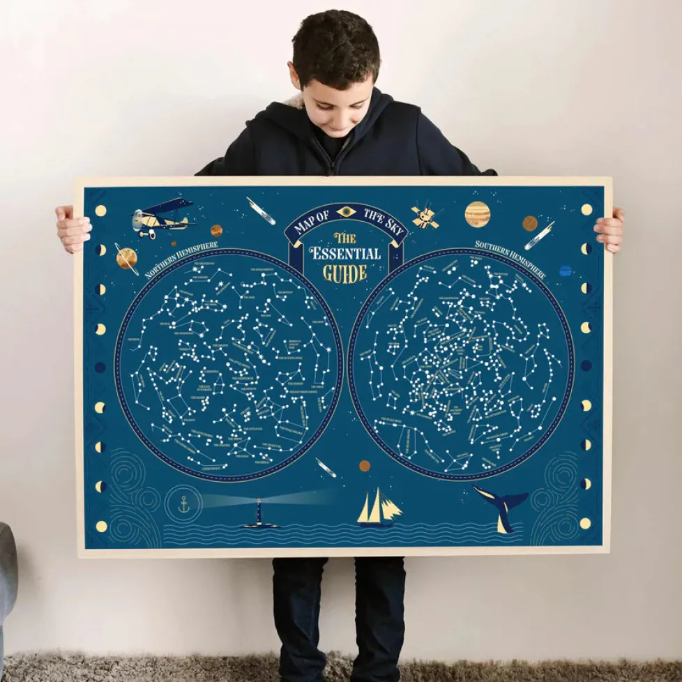 Poppik Discovery Posters - Sky Map