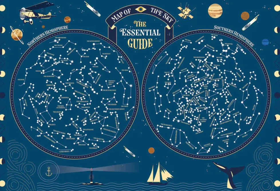 Poppik Discovery Posters - Sky Map