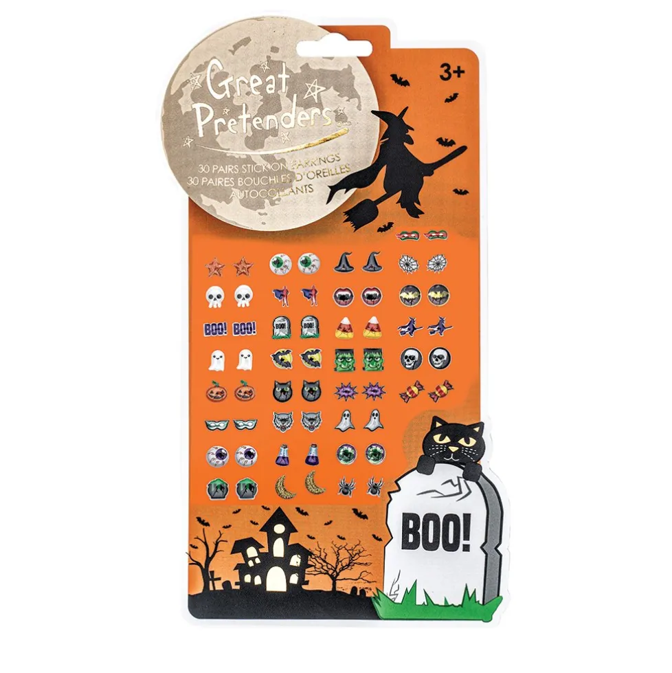 Great Pretenders Halloween Stick on Earrings