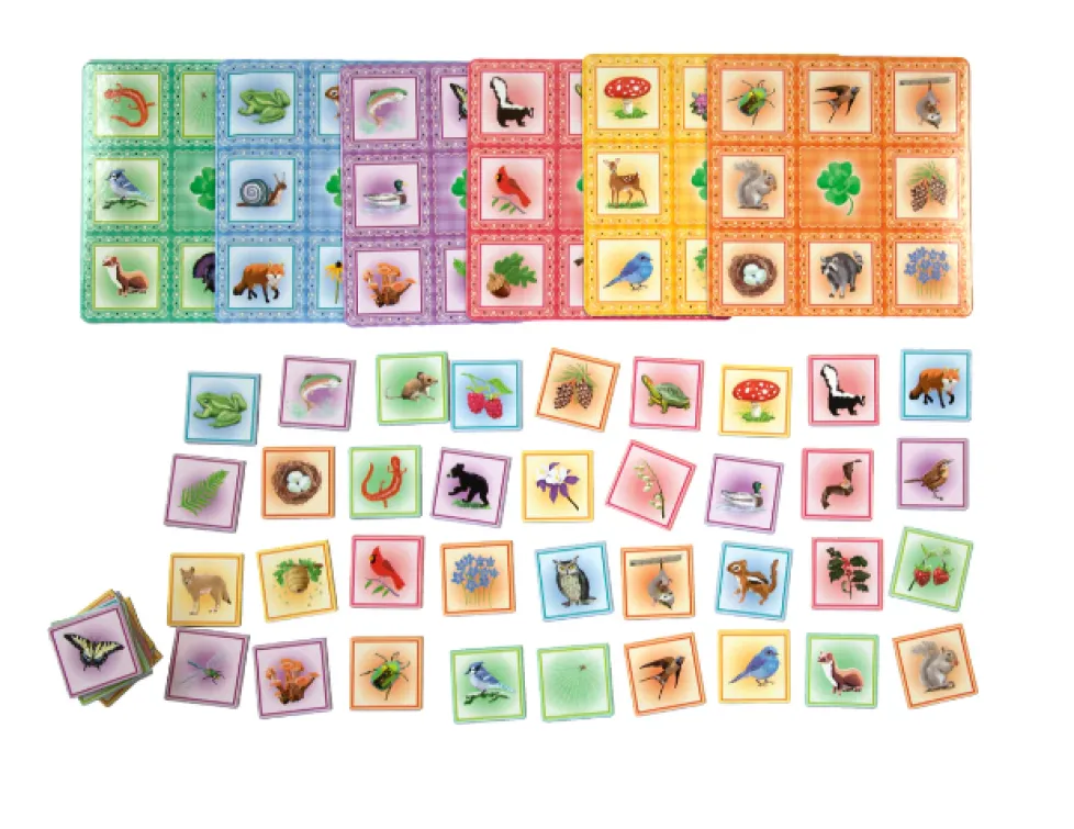 eeBoo Busy Woods Bingo