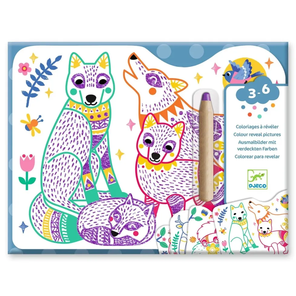 Djeco Coloring: Forest Families