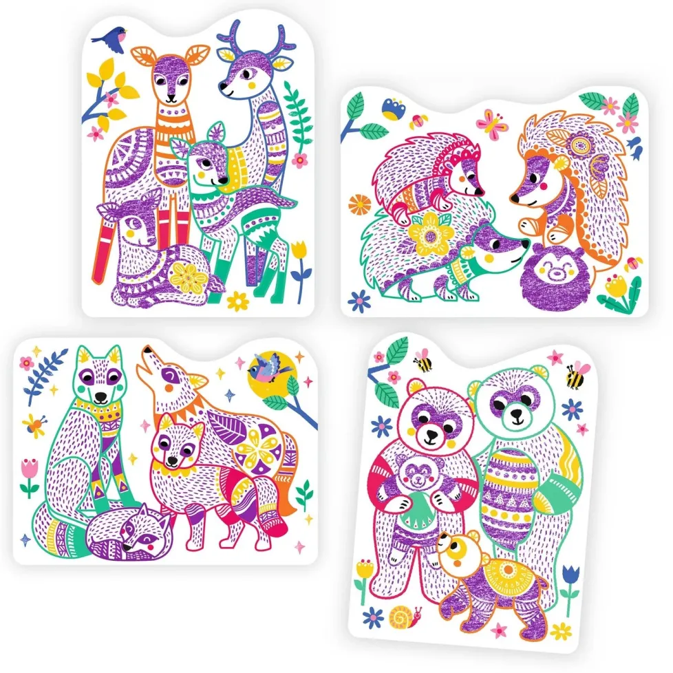 Djeco Coloring: Forest Families