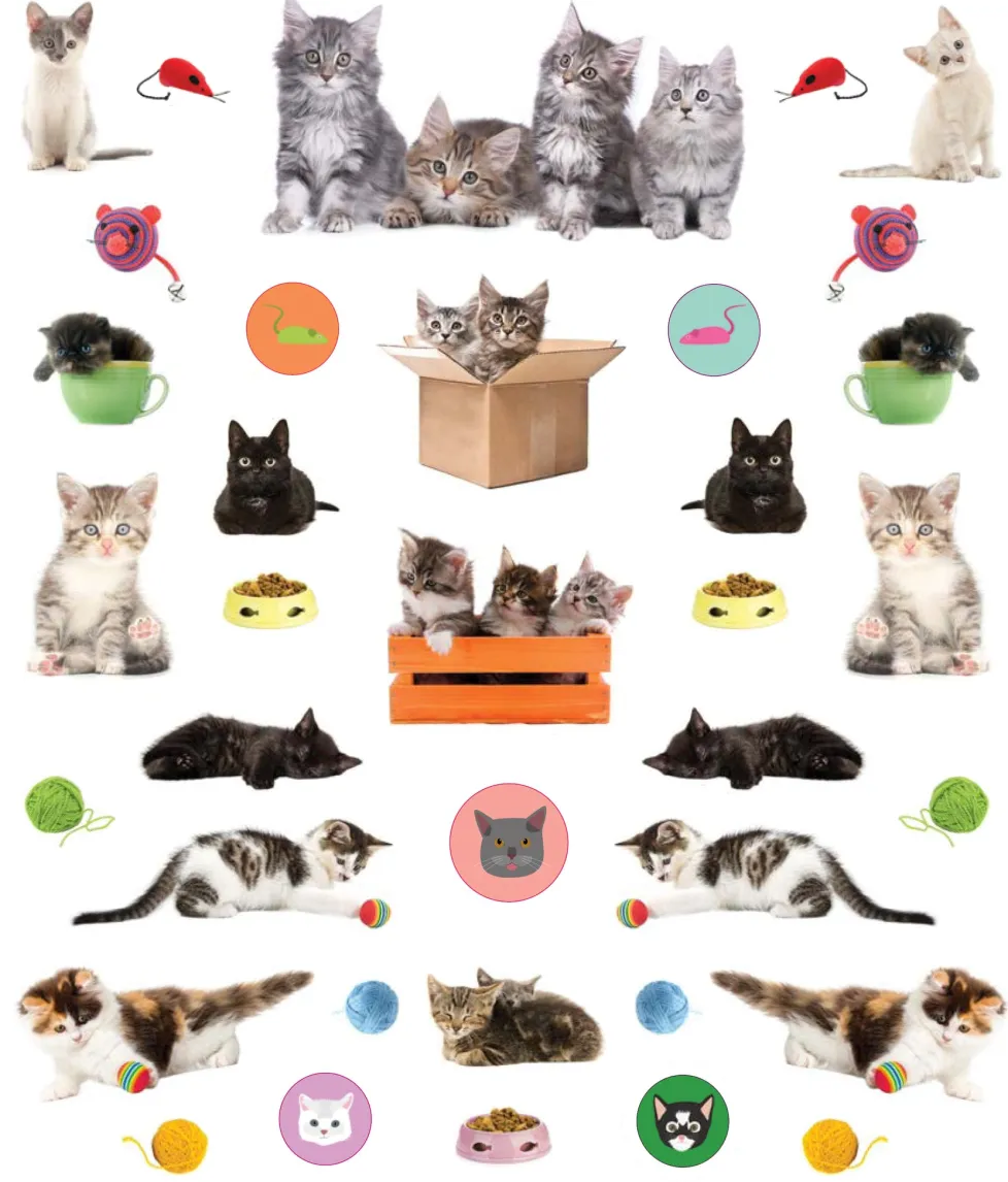 EyeLike Stickers: Kittens