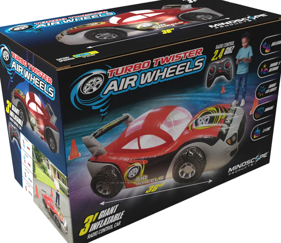 Mindscope Turbo Twister Air Wheels (Red) 3'