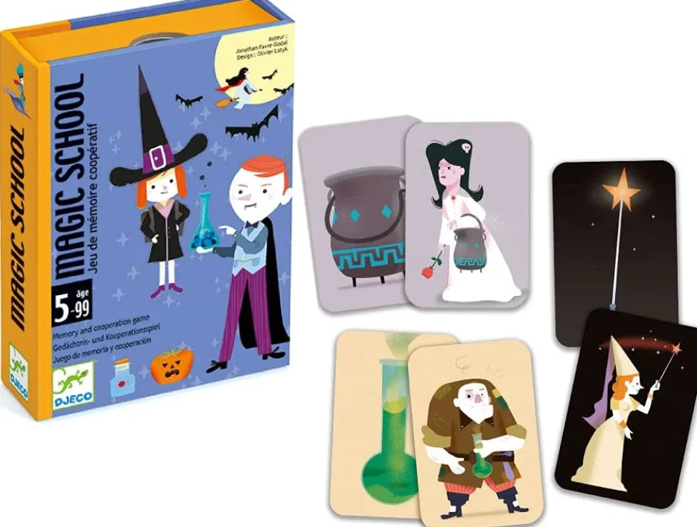Djeco Card Game - Magic School