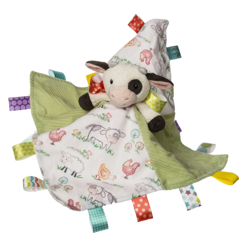 Mary Meyer Taggies® Character Blanket: Buttercup Cow 13"
