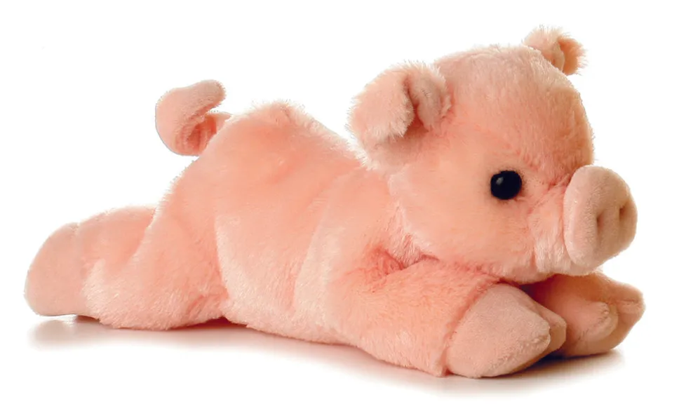 Aurora Mini Flopsie Percy Pig 8"