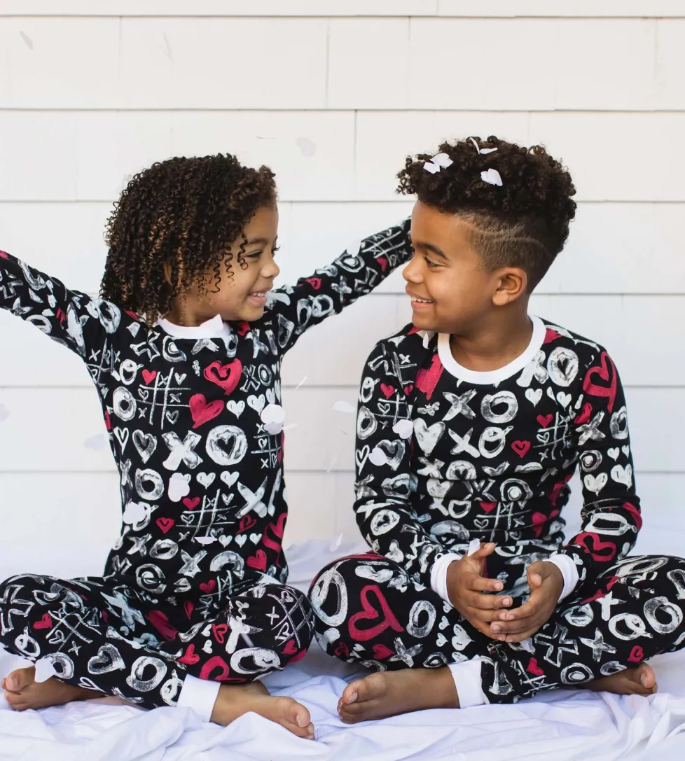 Burt's Bees Organic Two-Piece Pajamas XO Doodles